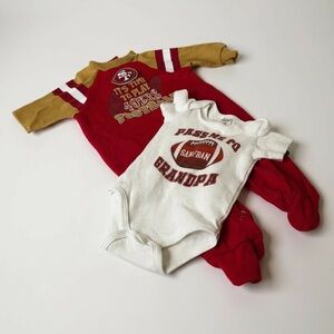 San Francisco 49ers Infant Onesie and Sleepr